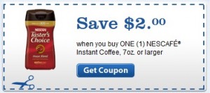 New High Value Printable Coupon: $2 Off Nescafe Instant Coffee - Kollel ...