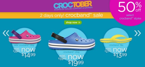 Crocs: Save 50% Off Crocband Styles - Kollel Budget