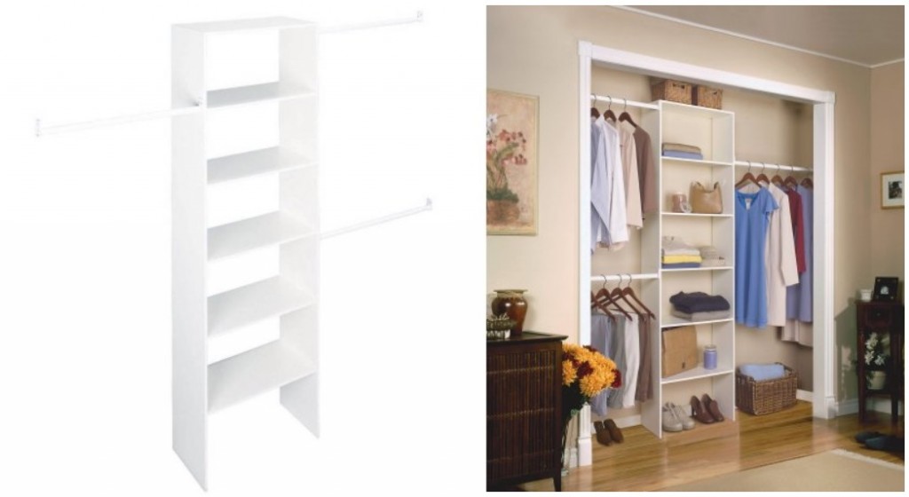 Walmart Closetmaid Vertical Closet Organizer, 24" Only 42.97 + Free
