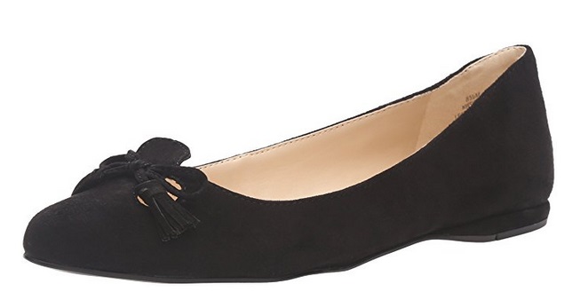 Amazon: Nine West Women's Simily Suede Pointed Toe Flat Only $14.81 ...