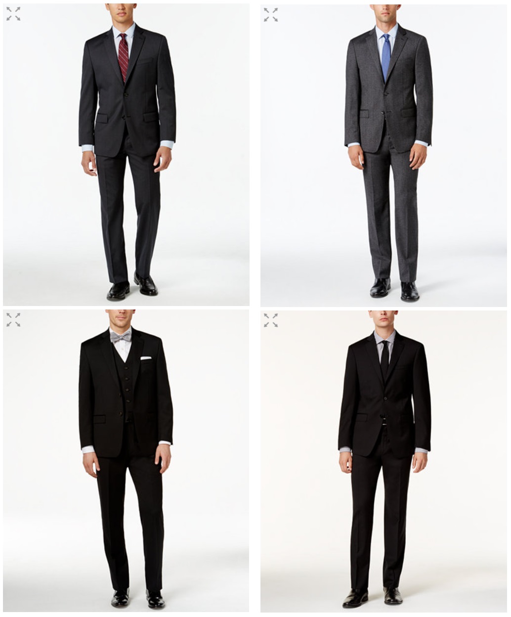 Macy's: Mens Wool Suits Only $104.99 + Free Shipping (Calvin Klein ...