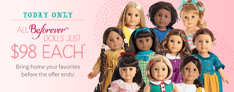 Today Only - American Girl Dolls Only $98 (reg. $115)! - Kollel Budget