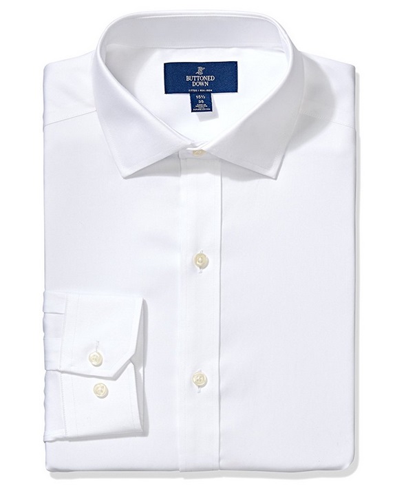 UPDATE – Amazon Prime: Buttoned Down Men’s White Non-Iron Dress Shirts ...