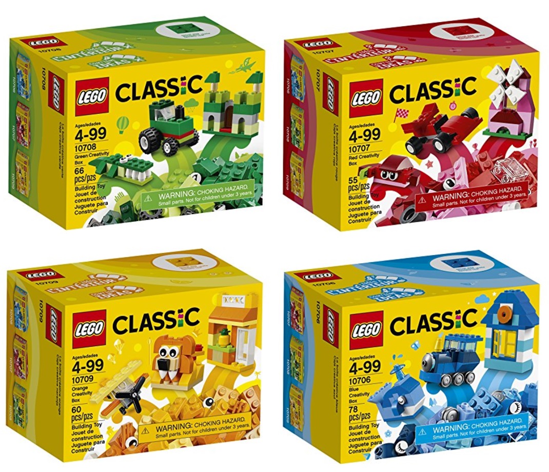 Amazon: LEGO Classic Creativity Box Building Kits Only $3.79