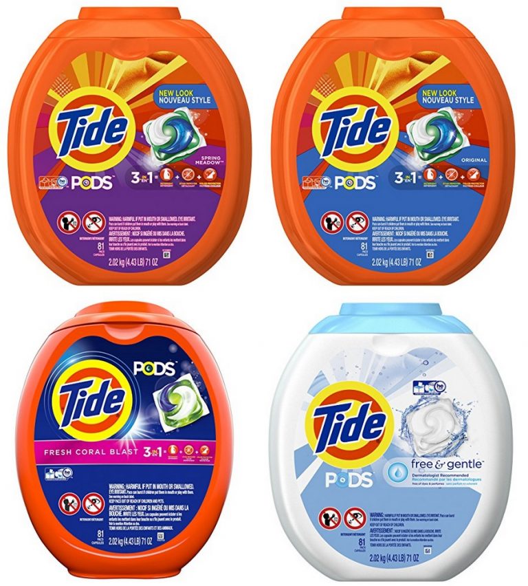 Amazon: Tide PODS Laundry Detergent Pacs 81-Count Tub Only $11.98 – $13 ...