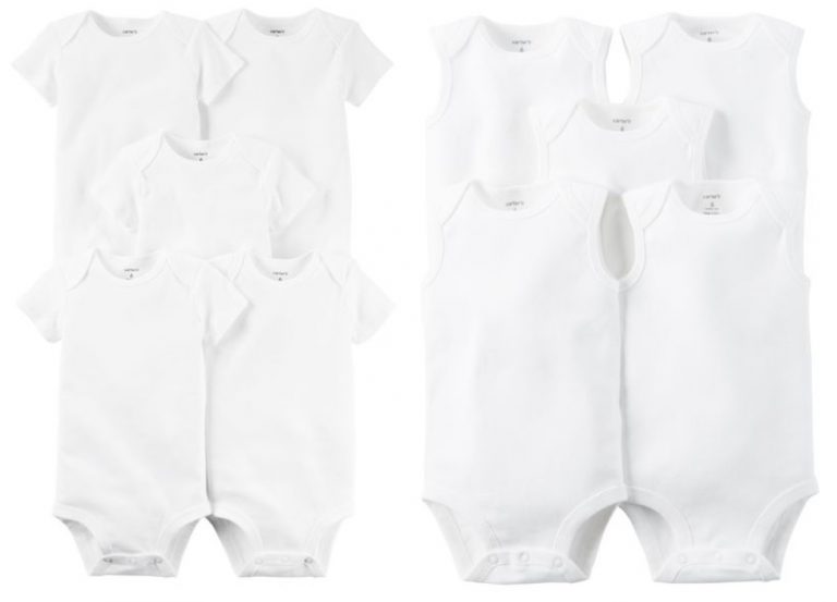 4 Packs of 5Pk Carter Baby Undershirts Only 26 + Free Shipping With