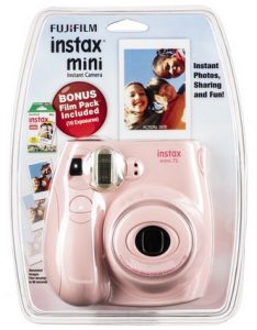 FUJIFILM INSTAX Mini 7S Instant Film Camera with Film (Light Pink) Only