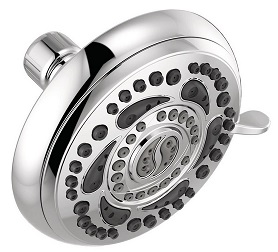 Delta 7-Spray 4-7/8 in. Fixed Shower Head in Chrome Only $9.98 + Free ...