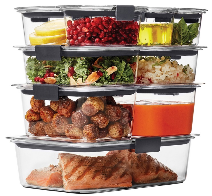 rubbermaid brilliance food storage set