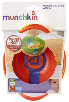 Munchkin White Hot Toddler Bowls, 3 Count Only $4.17 From Amazon