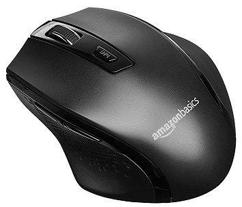 Amazon Prime: AmazonBasics Ergonomic Wireless PC Mouse - DPI adjustable