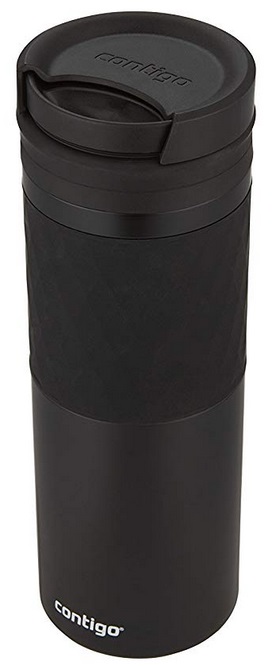 Contigo Stainless Steel Travel Mug with TWISTSEAL Lid Black All