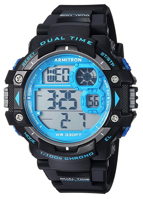 armitron dual time watch
