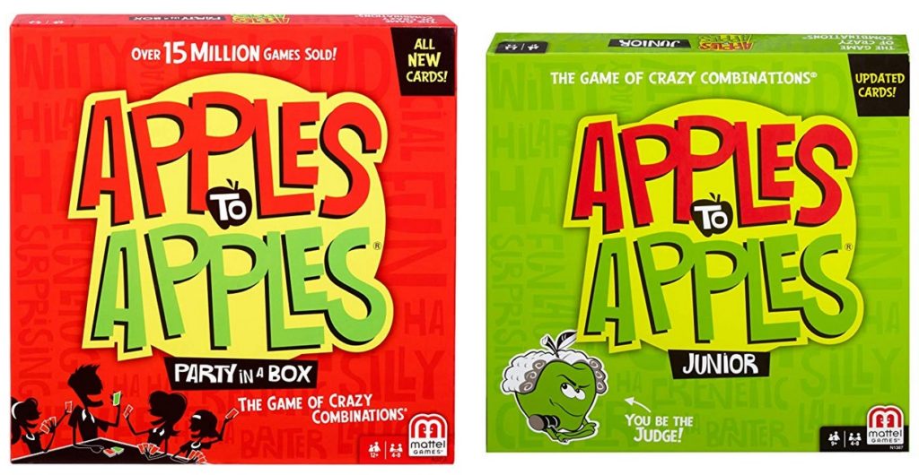 Mattel Apples to Apples Game or Apples to Apples Junior Only 7.49 From