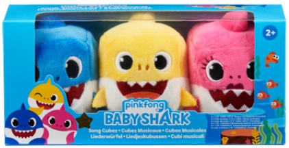 baby shark plush cube