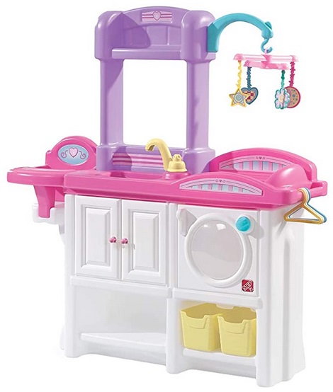 step2 love and care deluxe nursery doll furniture