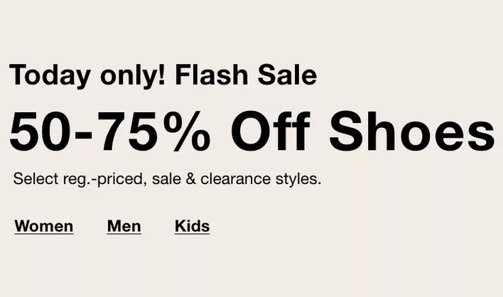 macy's shoe flash sale