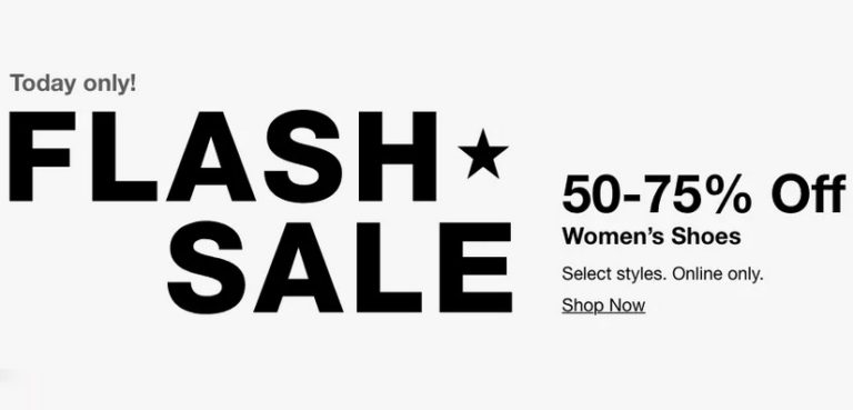 macy's shoe flash sale