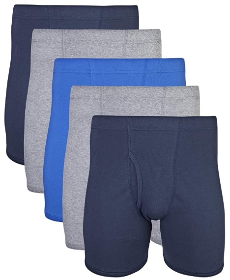 Gildan Men's Covered Waistband Boxer Brief, 5-Pack Only $9 From Amazon ...