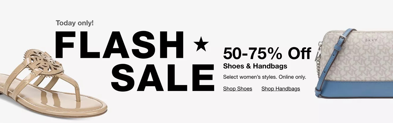 Today Only – Save 50% to 75% Off Handbags and Women’s Shoes – Macy’s Flash Sale!!! | Kollel Budget