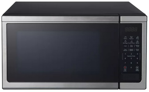Oster 1.1 Cu Ft 1000W Microwave - Stainless Steel Only $64.99 + Free