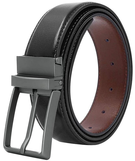 Belts for Men Genuine Leather Dress Belt Reversible with 1.3