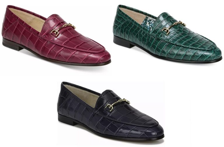 sam edelman loraine patent leather bit loafers