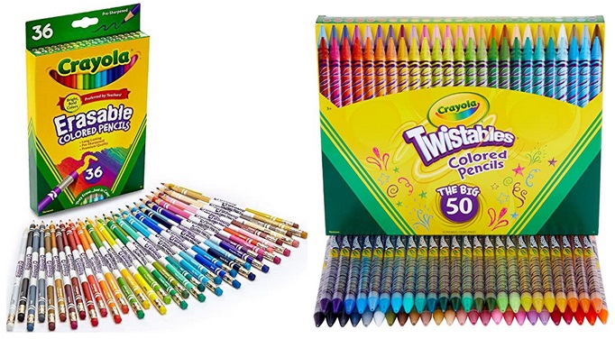 Crayola Erasable Colored Pencils, 36 Count Only $7.49 / Crayola