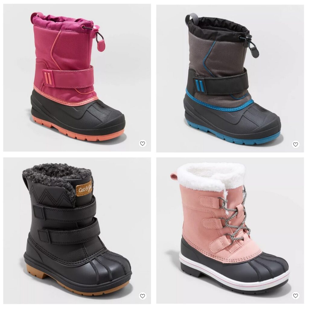 Save 50% Off Kids Cat & Jack Snow Boots From Target - Now Only $14.99 ...