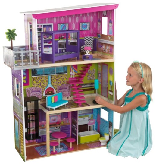 kidkraft super model dollhouse with furniture