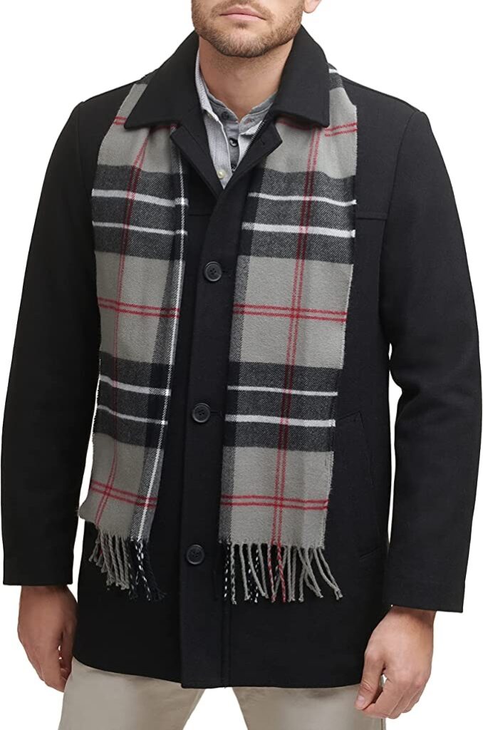 Dockers Men's Weston Wool Blend Scarf Coat Only $37.80 + Free Shipping ...