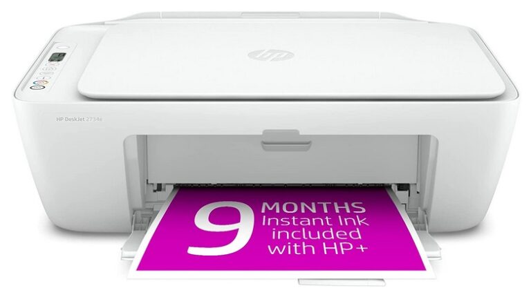 HP DeskJet 2734e Wireless Color All in One Printer With 9 Months Free 