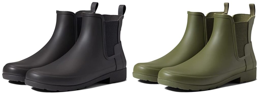 hunter refined chelsea rain boots