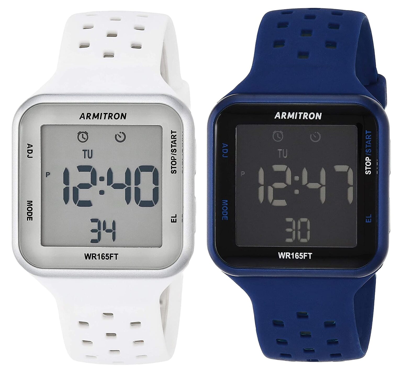 Armitron Sport Unisex 40/8417 Digital Chronograph Silicone Strap Watch