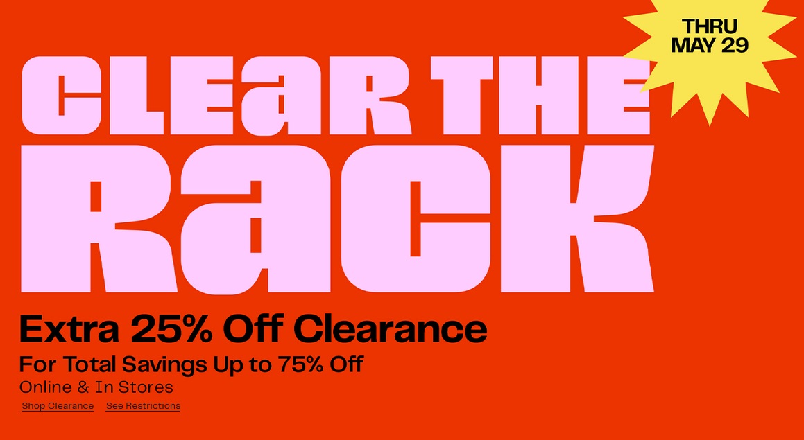 ENDS TONIGHT NordstromRack Clear The Rack Sale Save An Extra 25