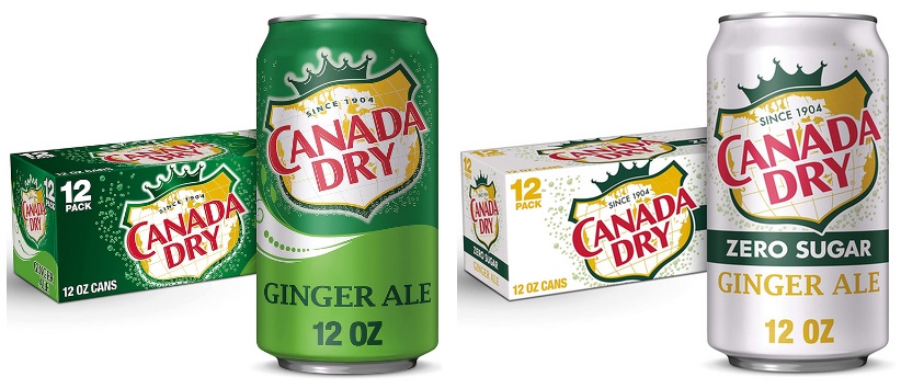 Canada Dry Canada Dry Ginger Ale, 12 Fl Oz Cans, 12 Pack
