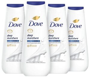 Dove Body Wash Deep Moisture 4 Count For Dry Skin Moisturizing Skin ...