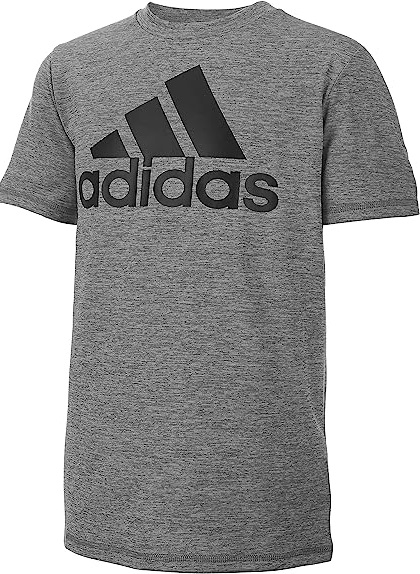 adidas Boys' Short Sleeve Aeroready Performance Logo Tee T-Shirt Only ...
