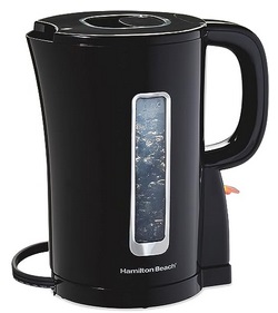 Hamilton Beach Electric Tea Kettle, Water Boiler & Heater, 1.7 Liter,  Cordless Serving, 1500 Watts for Fast Boiling, Auto-Shutoff and Boil-Dry