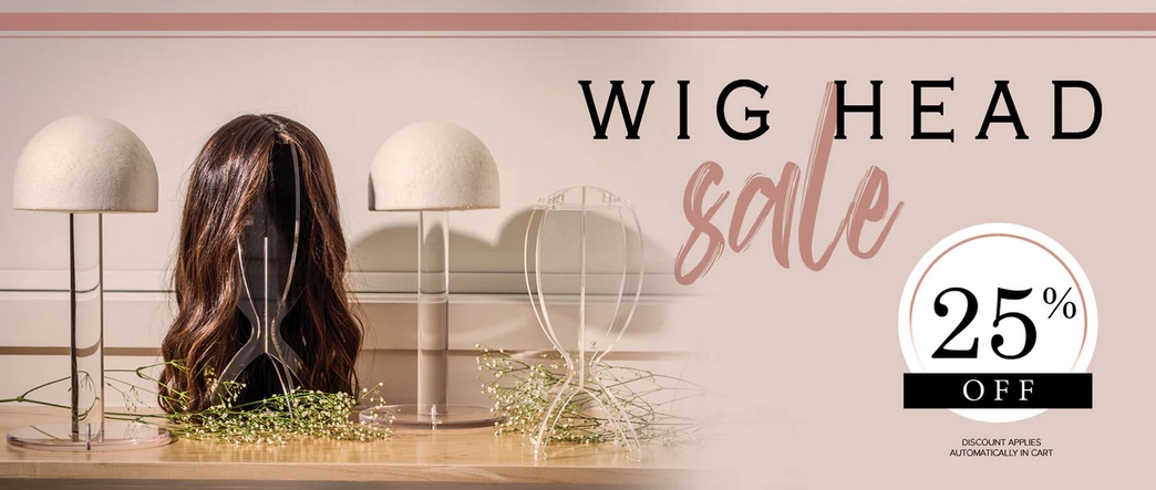 Luxe Lucite Wig Head 15
