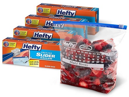 Save on Hefty Slider Half Gallon Storage Bags Order Online