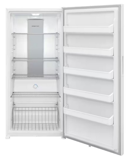 Frigidaire 32.6 in. 20 cu. Ft. Frost Free Defrost, Garage Ready Upright ...