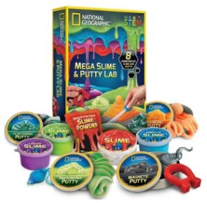 Slime Types Liquid NATIONAL GEOGRAPHIC Mega Slime Kit & Putty Lab - 4 Types of Slime Plus ...
