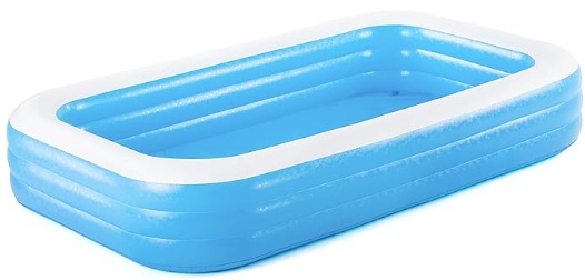 Bestway H2OGO! Blue Rectangular Inflatable Family Pool (10' x 6' x 22 ...